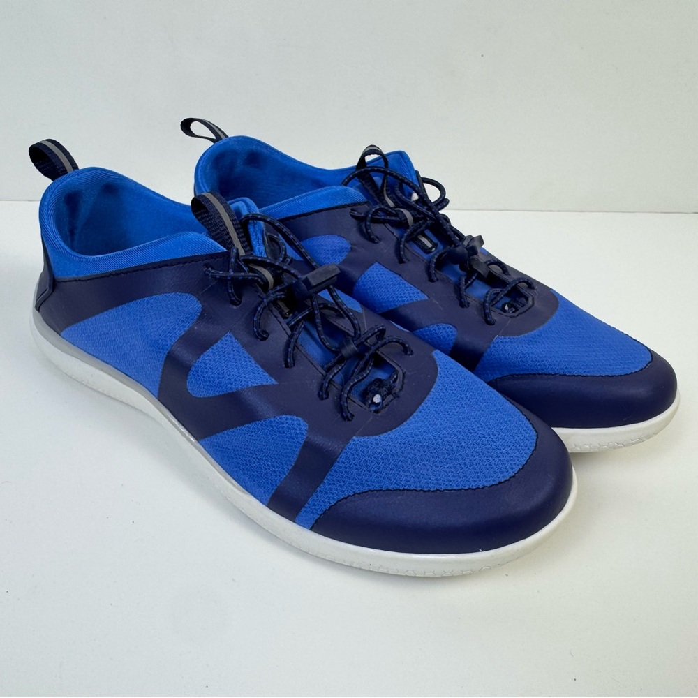 Lands’ End Women’s Water Shoes Blue Mesh Quick Lace Slip On Sneakers Size 9